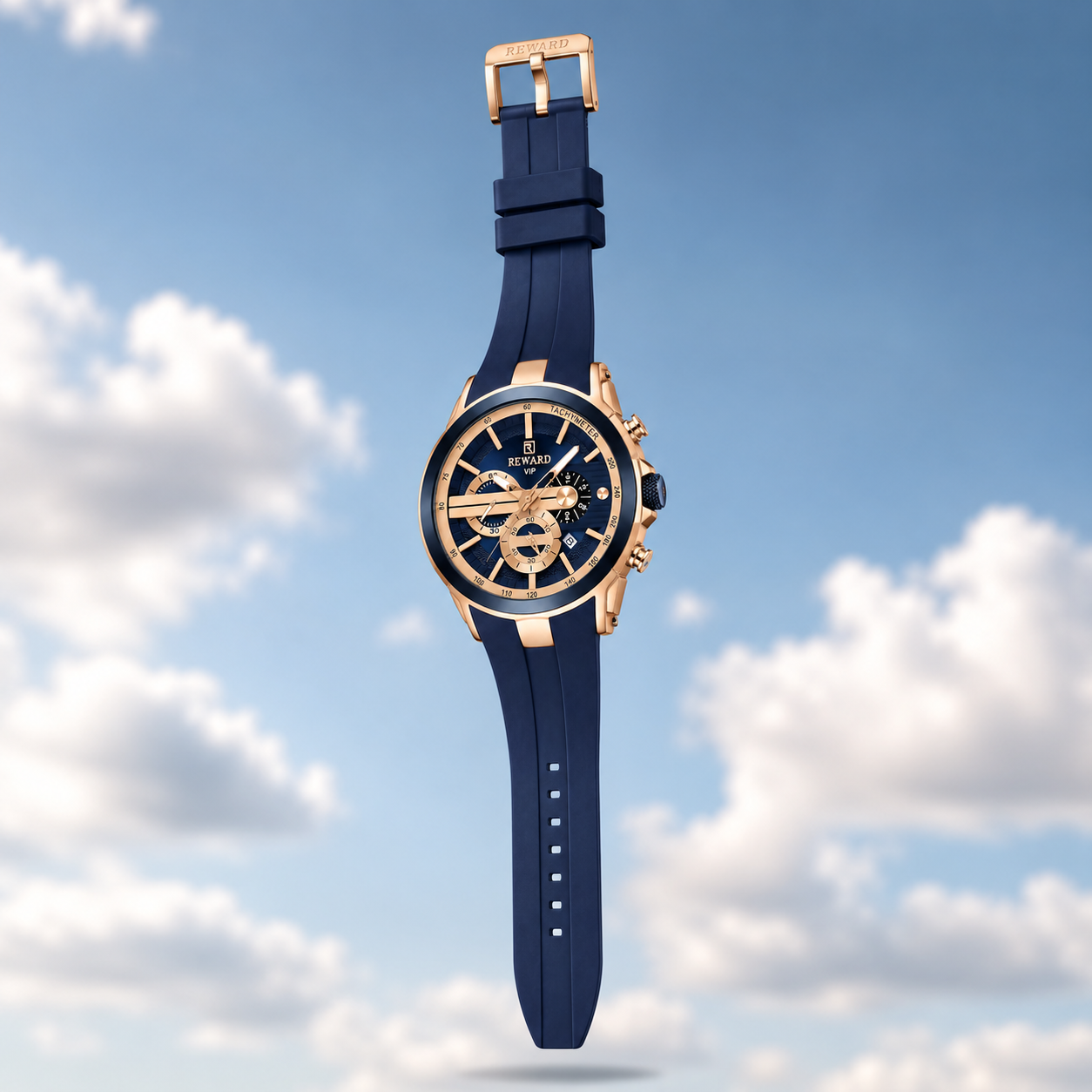 Reward Trendy Men's Quartz Wristwatch – Luxury Sport Silicone Band | Cartoon Edition