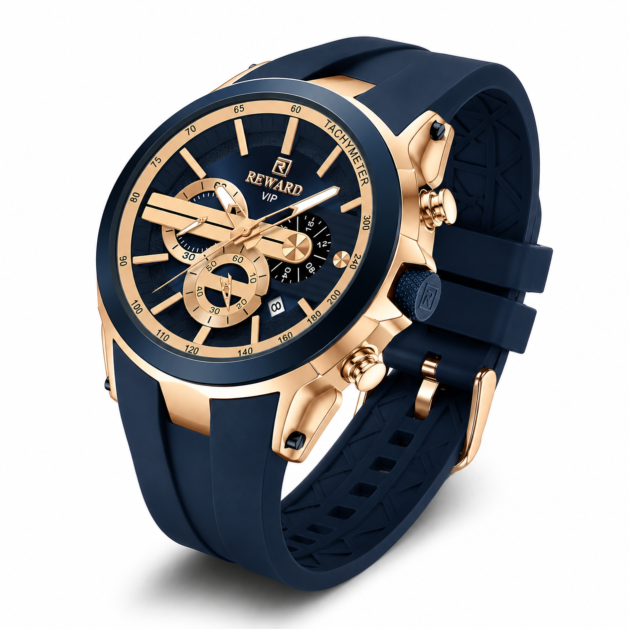 Reward Trendy Men's Quartz Wristwatch – Luxury Sport Silicone Band | Cartoon Edition