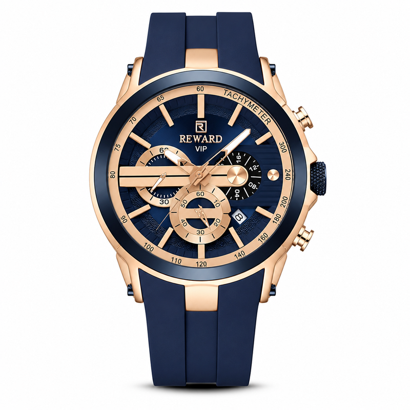 Reward Trendy Men's Quartz Wristwatch – Luxury Sport Silicone Band | Cartoon Edition detail view